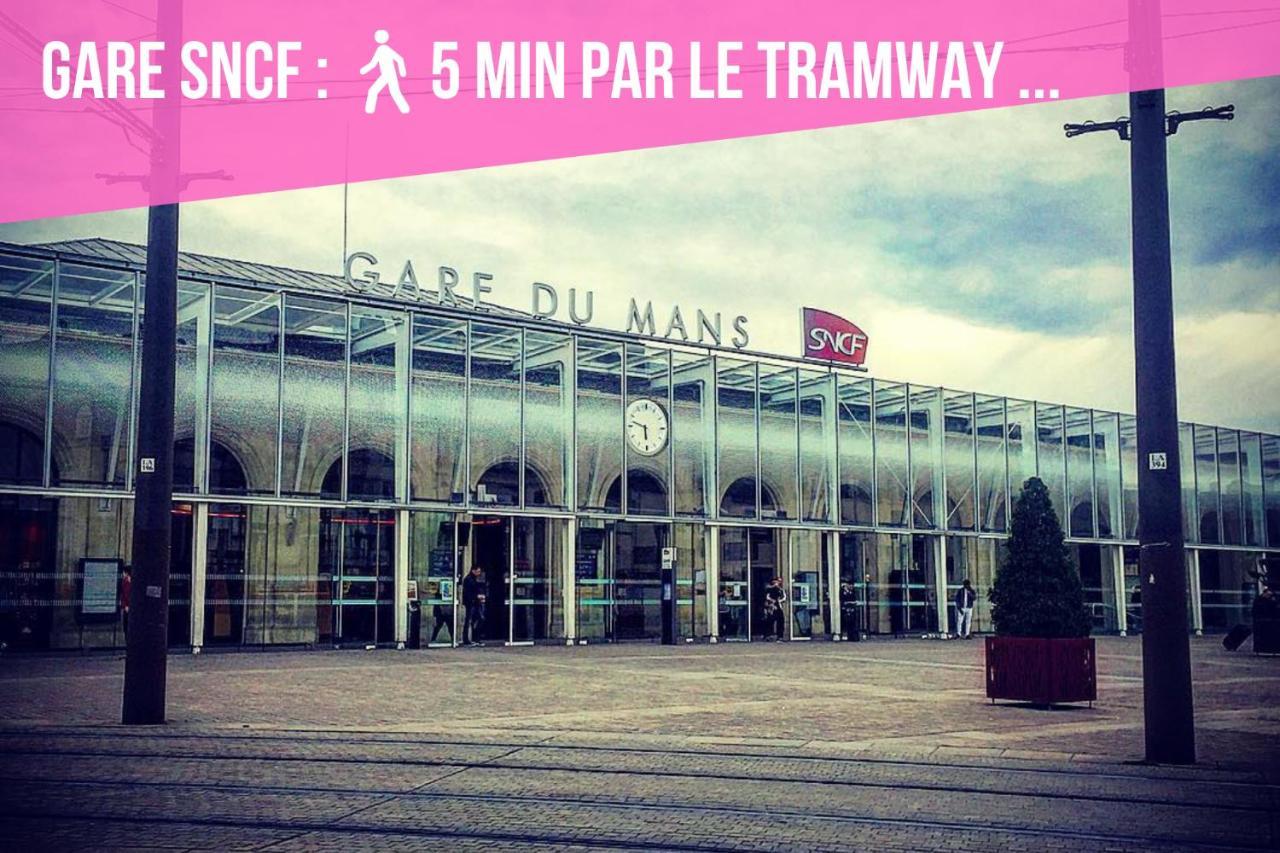 Tramway 12 Jaures Cosy Proche Gare Apartment Le Mans Ngoại thất bức ảnh